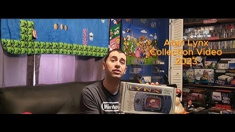 Atari Lynx Collection 2023 Boxed Lynx and Games #atarilynx #atari #atari2600 #gamegear #gameboy