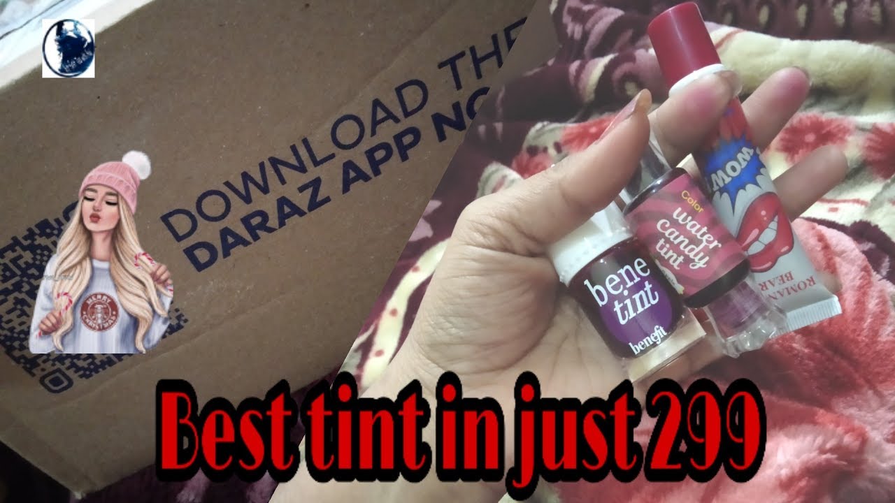 Benefit chicks lip tint in just 299 12.12 sale Daraz.pk YouTube