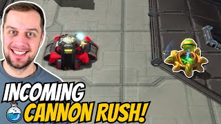 Think fast! It's Cannon Rush! | Cannon Rush in Grandmaster #196 StarCraft 2