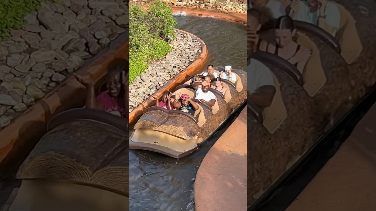 Tiana's Bayou Adventure Ride at Disney Magic Kingdom We’re having a Blast.💦😂🤣💯