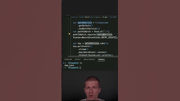 Watching File Changes #java #shorts