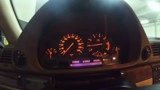 Bmw E38 740i V8 Engine Sound on idle Xiaomi Yi Test