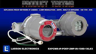 Explosion Proof Network IP Camera - 2.0MP Resolution - 30FPS - Built-in Infrared - 108° FOV - N4X