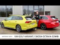 Vw golf variant oder skoda octavia combi kompakte kombis im vergleich test review  2021