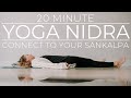 20 minute yoga nidra  sankalpa