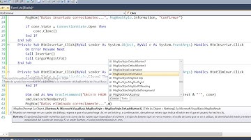 Eliminar registro en una base de datos Oracle 10g y Visual basic 2010.