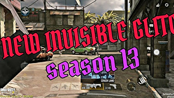 *NEW* INVISIBLE GLITCH IN CODM | SEASON 13 | LIKE A HACKER| MSA GAMER|