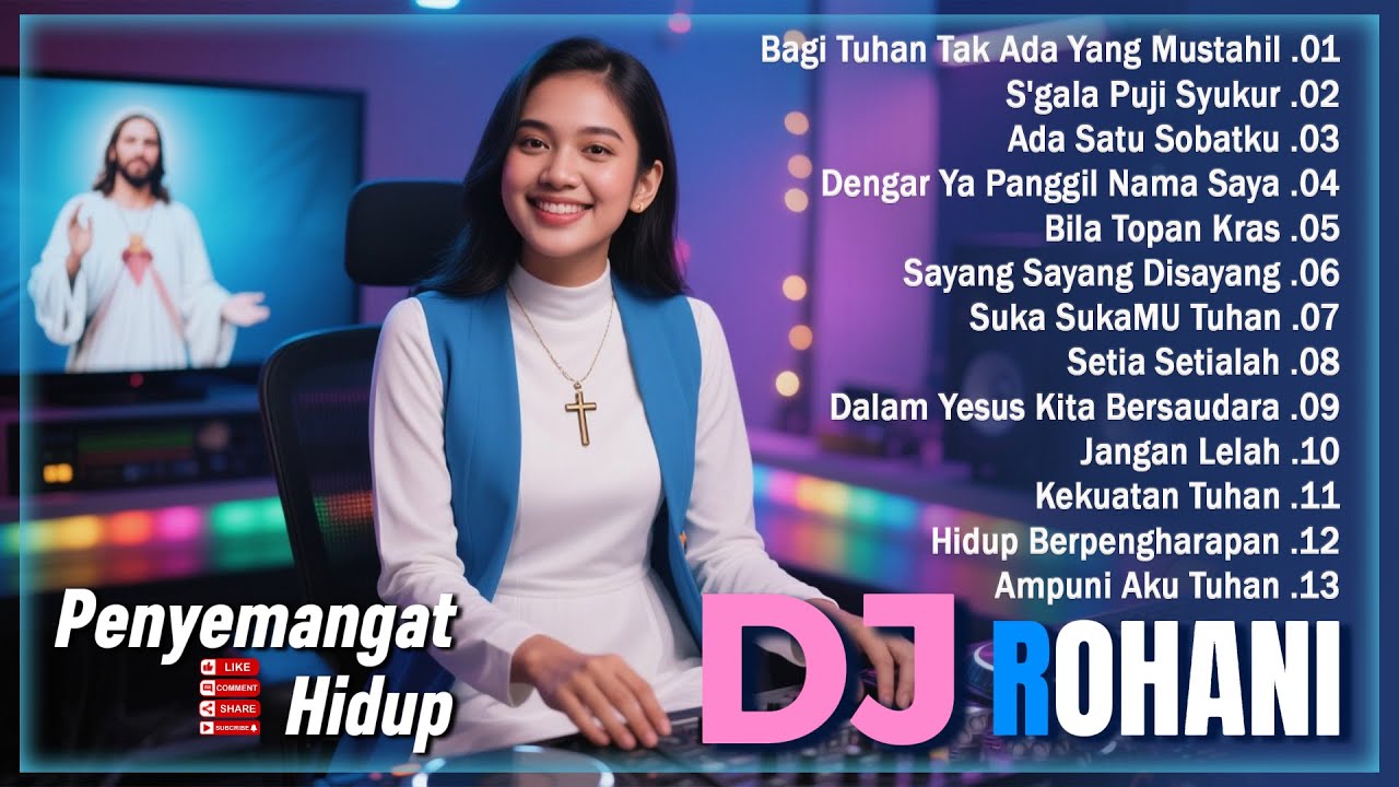 DJ REMIX Lagu Pujian Rohani Kristen ❤️❤️❤️ Lagu DJ Rohani Sukacita Paling Dasyat & Penyemangat Hidup