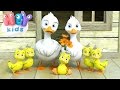 Five Little Ducks Went Out One Day - Nursery Rhymes by HeyKids