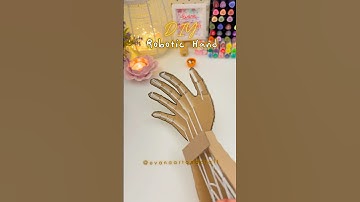 robot hand DIY | Robotic arm out of cardboard