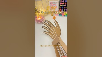 robot hand DIY | Robotic arm out of cardboard