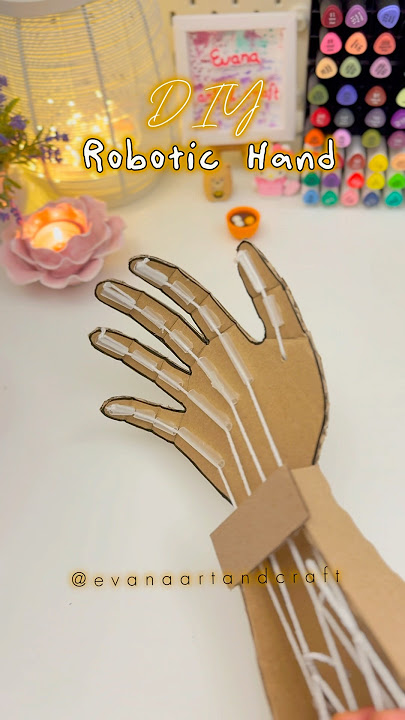 robot hand DIY | Robotic arm out of cardboard