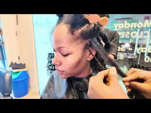 Trying NEW NATURAL PROTECTIVE STYLES - Mini Twists!
