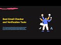 Best Email Checker and Verification Tools
