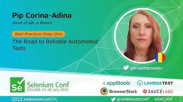 The Road to Reliable Automated Tests by Pip Corina-Adina #SeConf 2022