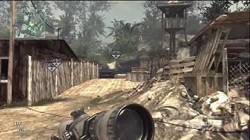 MW3 Random Throwing Knife Across The Map!!