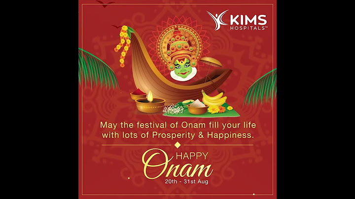 Happy Onam | KIMS Hospitals