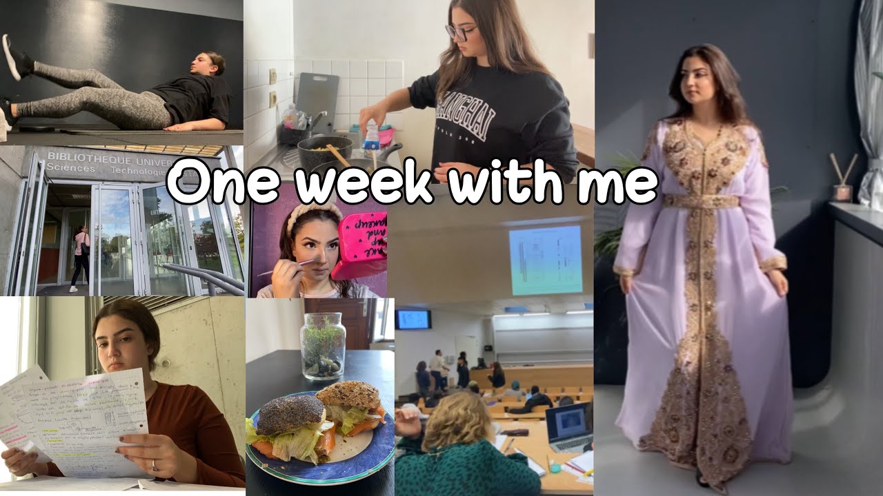 One week with me as a student in France ( Uni, Gym, Shooting, Cooking, GRWM…) | أسبوع معي كطالبة❤️
