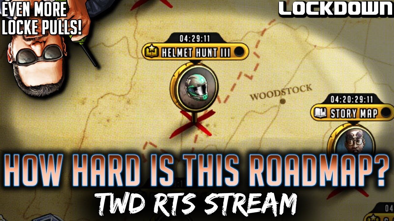 How Hard is this Roadmap? TWD RTS Stream - The Walking Dead: Road to Survival