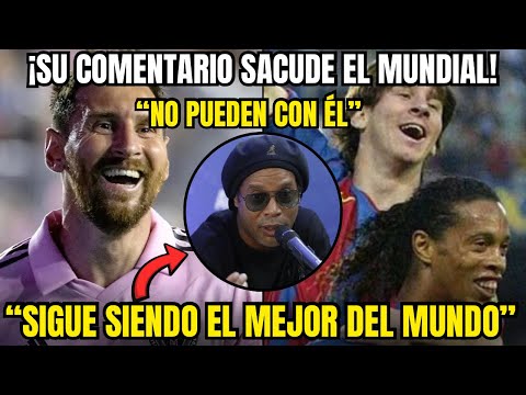 ¡COMENTARIO SORPESA DE RONALDINHO SOBRE EL DOBLETE DE MESSI EN ARGENTINA VS AUSTRIA!