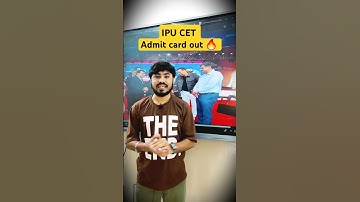 IP University Admit Card out IPU CET 2025 #shorts #ipuniversity