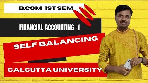 Day-3 || Self Balancing Ledger Complete Sum  | Accountancy |B.Com 1st Sem