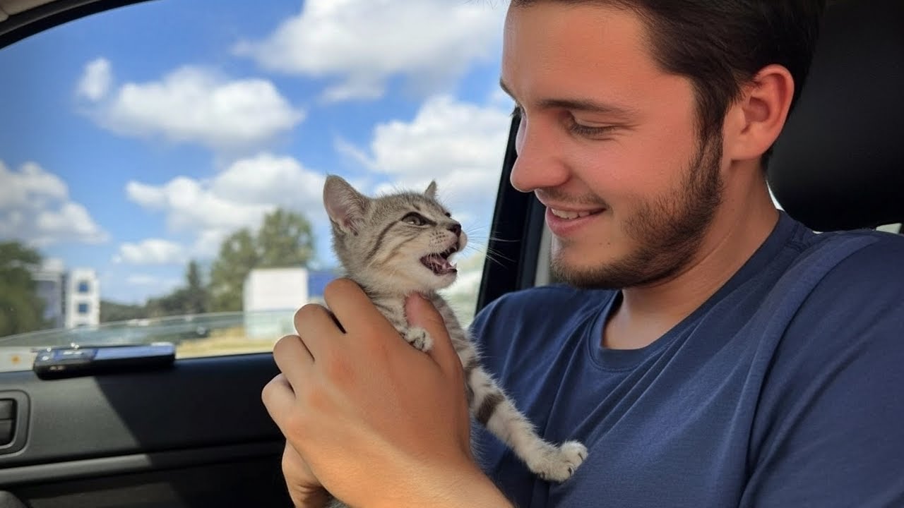 Dad Said No to a Cat, but Fate Had Other Plans 😻