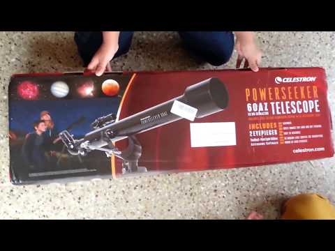 CELESTRON POWERSEEKER 60 AZ UNBOXING CELESTRON POWERSEEKER 60 AZ UNBOXING