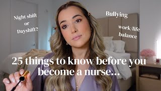 25 Things I wish I knew before I became a nurse | GRWM