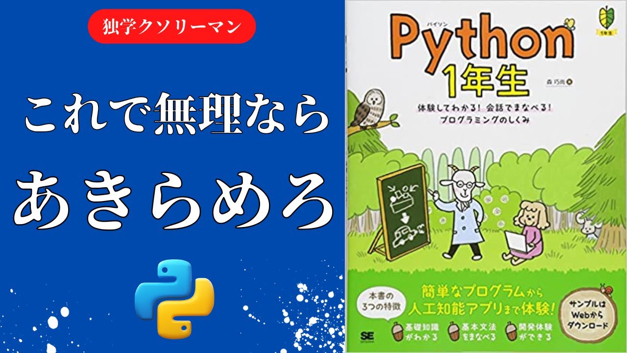 Python入門書】初めて学ぶ人にはこれがおすすめ！ - YouTube