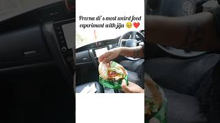 Prerna di’s most weird food experiment with jiju 🥹❤️ @triggeredinsaan #liveinsaan #shorts