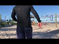 Mens beach volleyball tyler baruch  mark lowe vs soren satudeth clay tyre