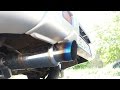 Invidia 3" exhaust sound vs Stock SUBARU Forester exhaust