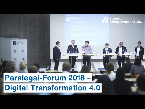 Paralegal-Forum 2018 – Digital Transformation 4.0