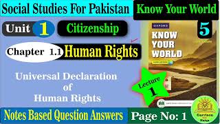 What is Citizenship? || What are Human Rights || Know Your World Class 5 || SST @arrisonwithhaiqa