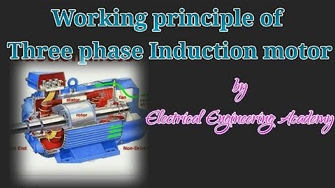 Working principle of three phase Induction motor.