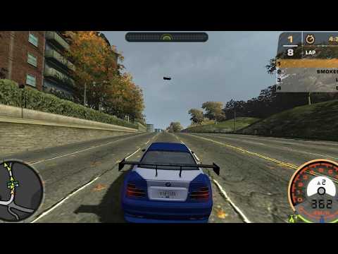 Racers flying to the moon (BMW M3 GTR 1200KPH) - NFS MOST WANTED