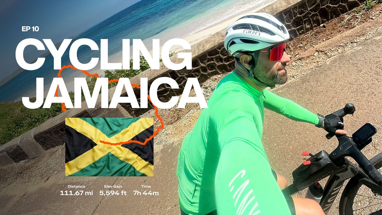 Cycling Jamaica, 111 Miles through mountains, towns and sea views!