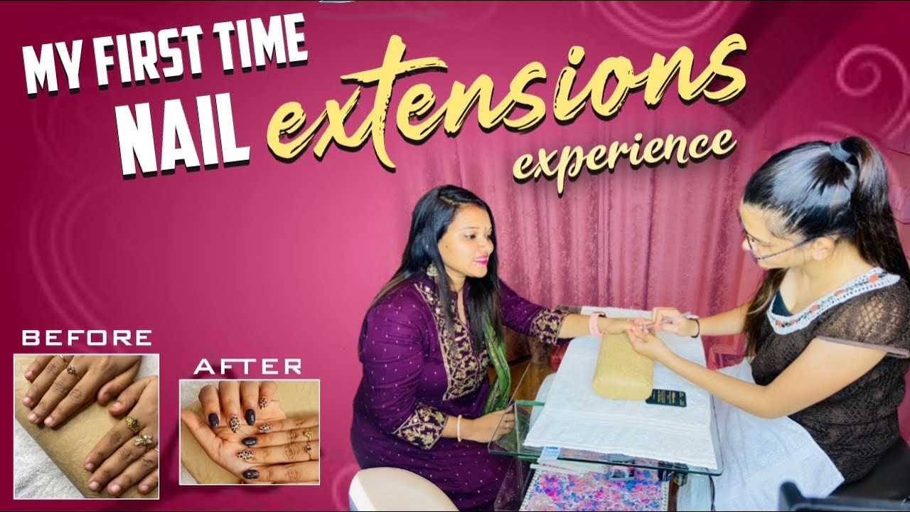 OMG😳Getting Nail Extensions💅For The First Time In My LifeExperience