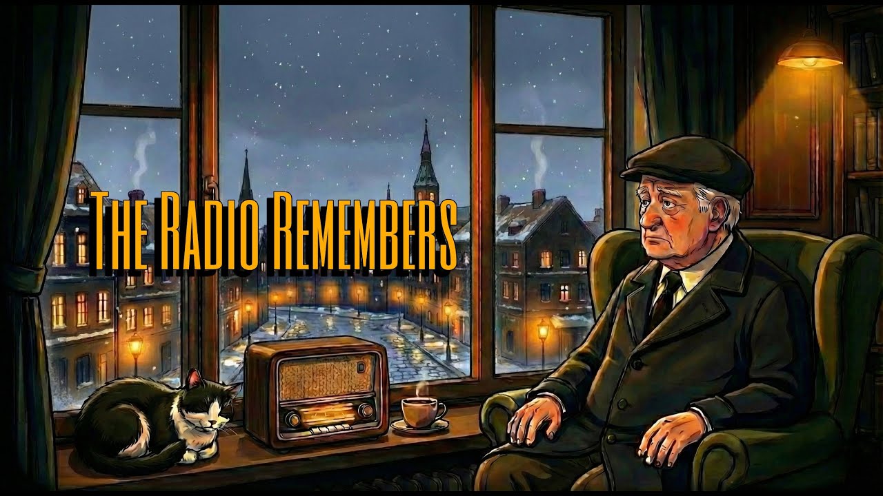 Classic Jazz Noir Atmosphere — An Old Soul, Falling Snow, and Late Night Radio Jazz