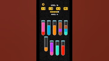 Color water sort #level 16 #kidsvideo #letsplay #learning #3d #games #gameplay #colormixing #tube