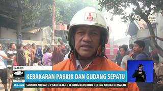 Kebakaran Pabrik Sepatu di Bandengan, Penjaringan | REDAKSI SORE (04/09/19)