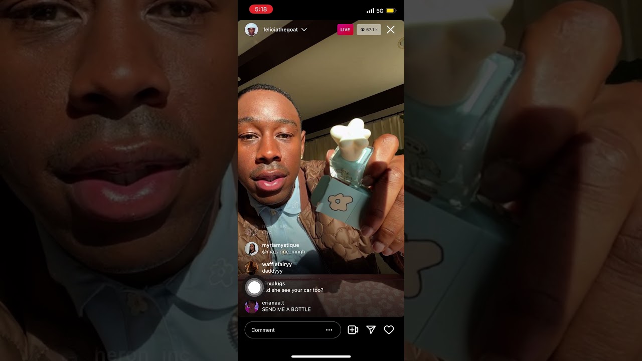 tyler the creator instagram live