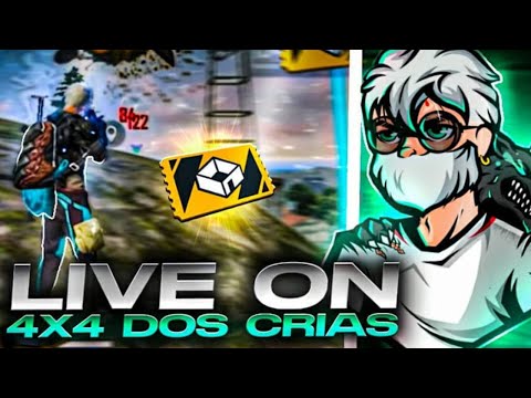 🔥FREE FIRE AO VIVO 🔥4X4🔥JOGANDO COM INSCRITOS!!!🔥