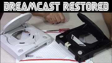 Sega Dreamcast Restoration replacing the top shell.