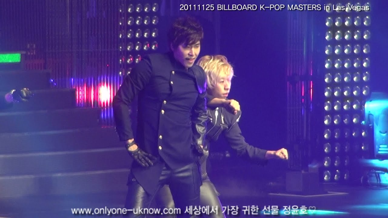 [fancam] 20111125 2011 BILLBOARD K-POP MASTERS-Why(Keep your head down) [YUNHO]