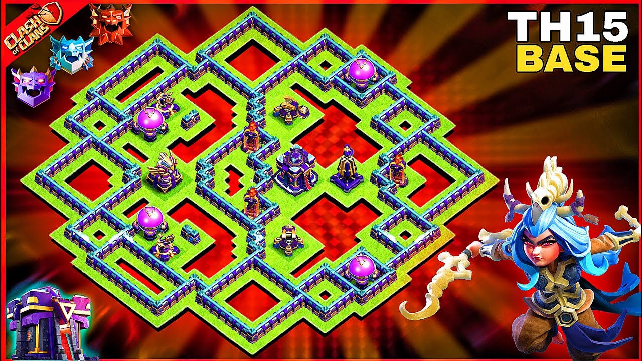 НОВИНКА! ЛУЧШАЯ БАЗА ДЛЯ РАЙОНА 15 УРОВНЯ 2026! БОЕВАЯ БАЗА TH15 | БАЗА ДЛЯ РЕЙТИНГА TH15, EPS 1880