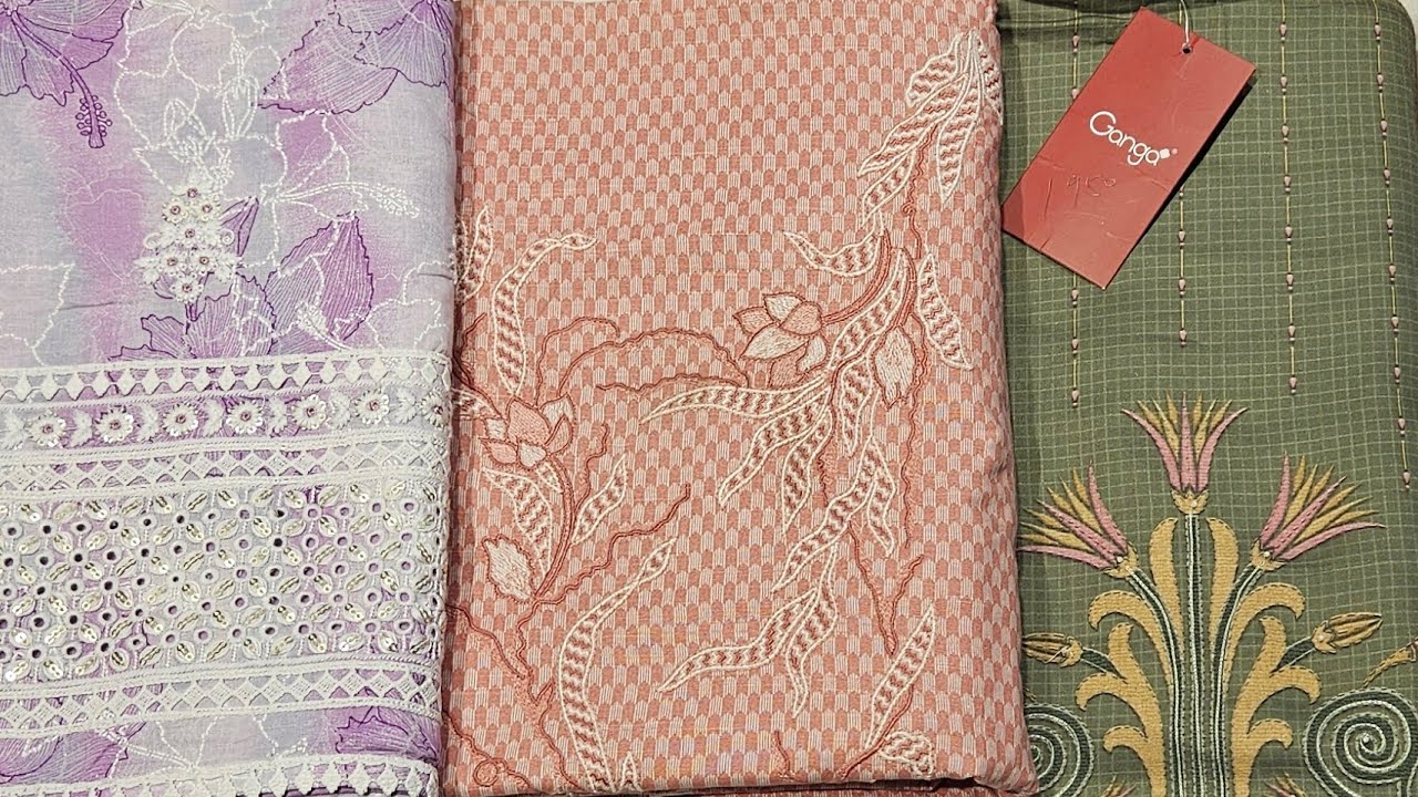 Ganga के प्यारे प्यारे सूट बिल कुल यूनीक 👌👌👌👌order no 9588503050