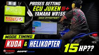 ECU TUNING || JUKEN 5  ECU TUNING PROCESS FOR WR155 FULL STOCK SPECS❗HORSE TIMING & HELICOPTER MODES