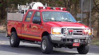Gumboro Volunteer Fire Company Brush 79-0 Responding